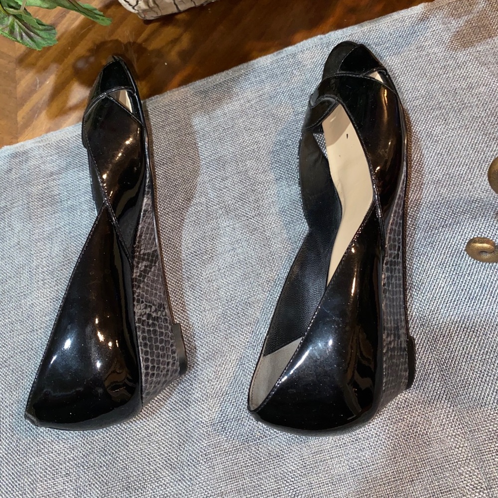 Cole Haan Peep Toe Small Heels Shoes 6.5 - Picture 6 of 11
